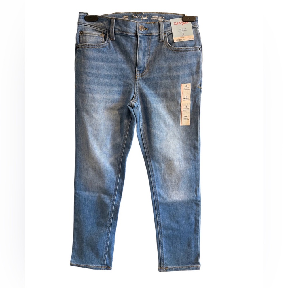 Cat & Jack NWT Girls Denim Blue Jeans Size 10 Girls
